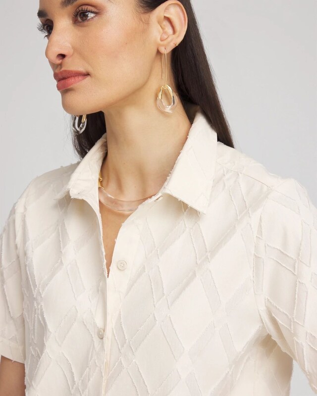 Diamond Jacquard Shirt - image 4